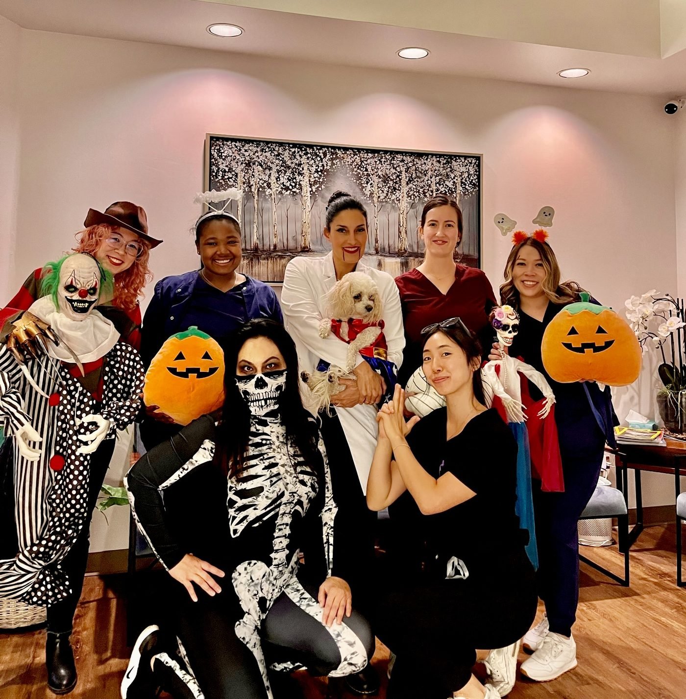 LA Periodontics team candid photo